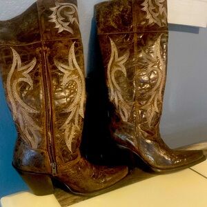 Dan Post heeled dancing boots